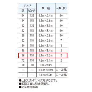 白防炎シート 5.4m×7.2m 450P 1...の詳細画像2