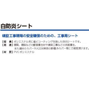白防炎シート 5.4m×7.2m 450P 2...の詳細画像3