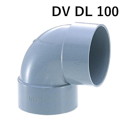 アロン DV DL 100 90°エルボ VPパイプ内径接続 排水用継手 DV継手 配管 塩ビ 塩ビ...