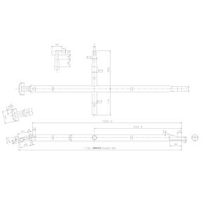日之出水道機器 36型 マンホール蓋開閉バール 蓋 開閉 鉄蓋 開閉専用