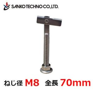 ITハンガー ねじ径M8×全長70mm ステンレス 中空壁用 バラ売り サンコーテクノ ITW-870S