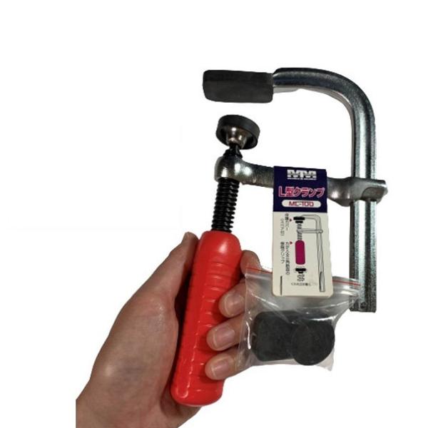 L型クランプ 100mm 高儀 ML-100