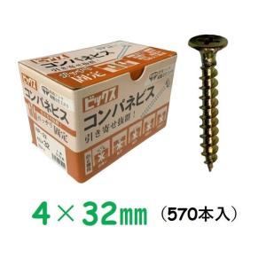 ビックス コンパネビス 4×32mm クロメート 570本入 NP-32