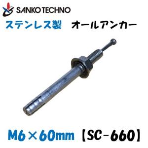 オールアンカー ステンレス製 M6×60mm SC-660 サンコー バラ売り