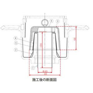 伊藤鉄工 椀トラップ補修キット T5-50RK...の詳細画像2