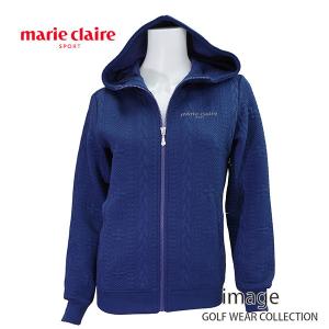 マリクレール marie claire レディス フード付きストレッチジャケット 731200