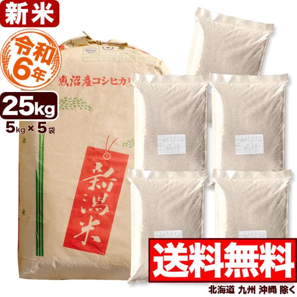 玄米 令和5年産 25kg 南魚沼産コシヒカリ 新潟産 送料無料 （北海道、九州、沖縄除く）