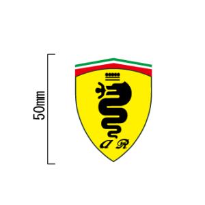 フェラーリ特大ステッカー フェラーリ Ferrari 特大切抜きステッカー SFマーク 縦95cm : imagine