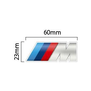 BMW Mマーク ロゴ カラー ステッカー （デカール　シール） ６ｘ2.3cm｜imagine-style