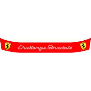 ヘルメット バイザーステッカー フェラーリ Ferrari Challenge チャレンジ アライ Arai GP-5・GP-5S・SK-5・GP-6・GP-6S・SK-6ヘルメット対応｜imagine-style