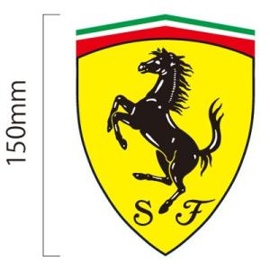 フェラーリ　プレート Ferrari（フェラーリ） フェラーリ純正 スクーデリア エンブレム
