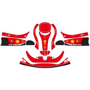 レーシングカート用 カウルステッカー フリーライン用Ferrari2013仕様 特注品