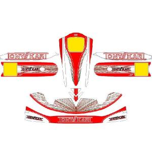 OTKカウルステッカーKIT M7+M10 TONY KART用 KOSMIC用 : NEXT-ONE