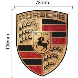 ポルシェ PORSCHE エンブレムステッカー 縦10cm｜imagine-style ヤフーショップ