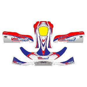 レーシングカート用 カウルステッカー NA2用 Vanspeed-07-3 特注品