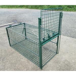 陸網技研 小動物捕獲器 イージーキャッチャー RK10F 約38cm×40cm×80cm (濃緑色)