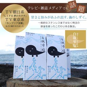 塩 淡路島 海塩 150g 自凝雫塩 おのころしずくしお 五色の浜雫 ＃淡路島の塩【自凝雫塩】＃｜imaifarm