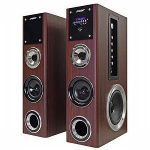 FUZE Bluetooth対応 アンプ内蔵 デュアルウーファー タワースピーカー