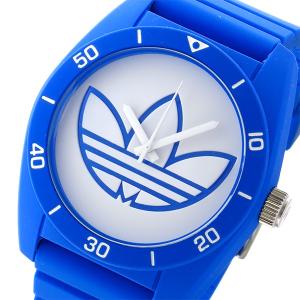 アディダス Adidas サンティアゴ Santiago クオーツ メンズ 腕時計 Adh3196 ホワイト ブルー ホワイト Ndpa Org