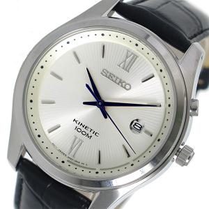 セイコー Seiko キネティック クオーツ メンズ 腕時計 Ska771p1 ホワイト ホワイト Ndpa Org