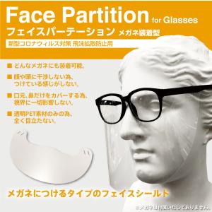 新型 フェイスシールド メガネタイプ  飛沫感染防止
