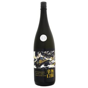 天吹 新・無限辛口 BLACK LABEL 超辛口純米酒 1800ml あまぶき ブラックラベル 天吹酒造