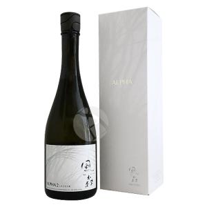 【クール便配送】 風の森 ALPHA2 この上なき華 生酒 720ml 化粧箱入り かぜのもり アルファ｜imanaka-sakeshop