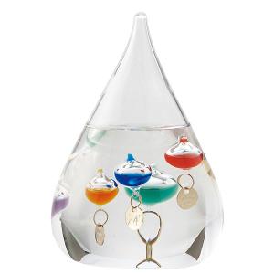 ガリレオ温度計 ガラスフロート温度計しずくS 3...の商品画像