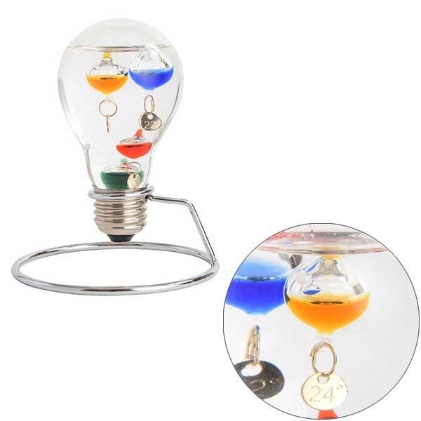 ガリレオ温度計 電球型ガラスフロート温度計 茶谷産業 333-208 ギフト プレゼント おしゃれ ...