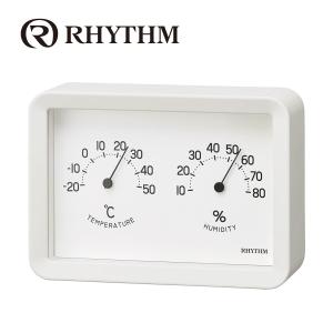 温湿度計 9CZ204SR03 RHYTHM リズム アナログ温湿度計 送料無料｜imanando