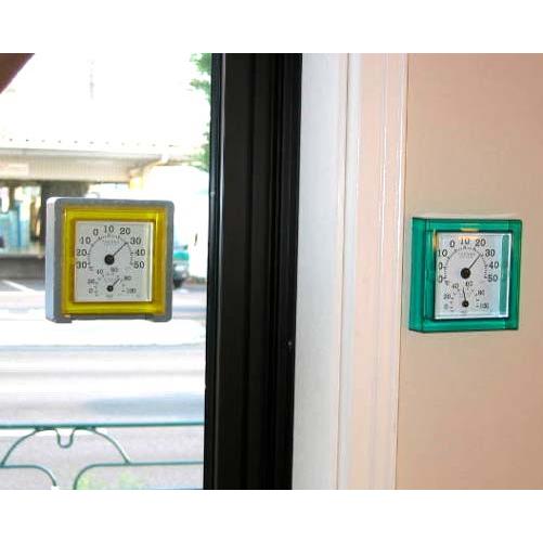 屋内外用温・湿度計セット「がいきくん」（壁掛）〜在庫切れ：〒郵送可￥500