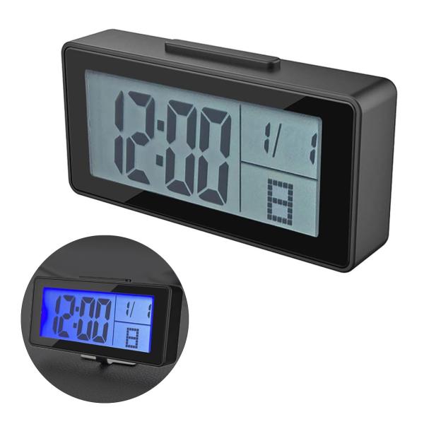 車載用時計 バックライト 電池式 AK-229 コンパクトクロック2 配線不要 カシムラ 送料無料