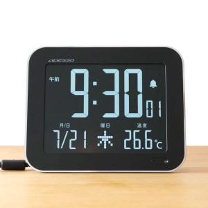 SEIKO（セイコー） 電波時計 壁掛け時計 置き兼用 DL208W LED カラフル