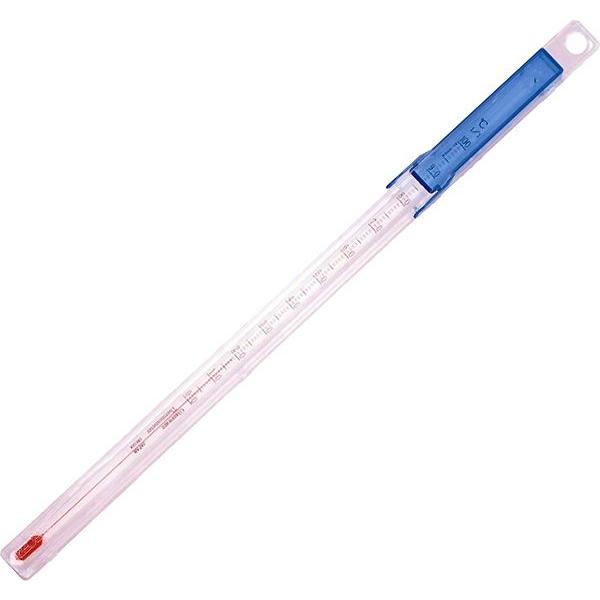 ガラス棒温度計 0〜100℃ 30cm AL-300R 日本製 クレセル