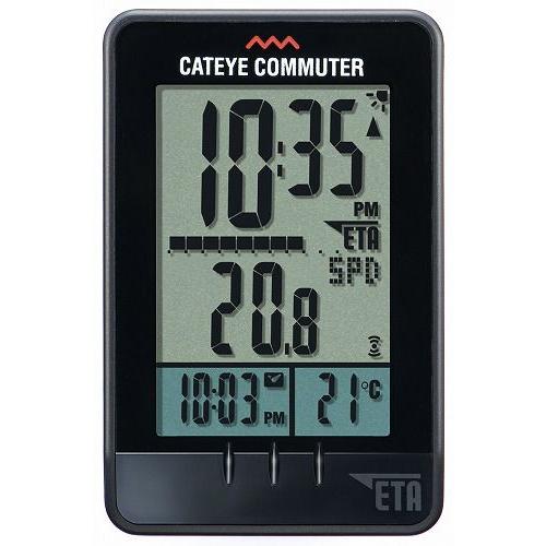 ワイヤレスコンピュータ:自転車スピードメーターCC-COM10W〜送料無料