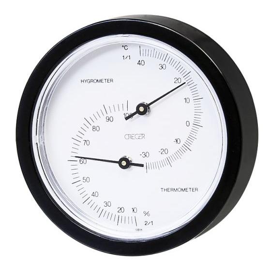 温湿度計 小型 アナログ温度湿度計 壁掛 CR-58C クレセル 送料無料