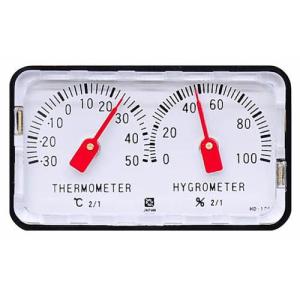 温湿度計 温度計 湿度計 高精度 小型 精密 アナログ温湿度計 HD-120 送料無料｜imanando