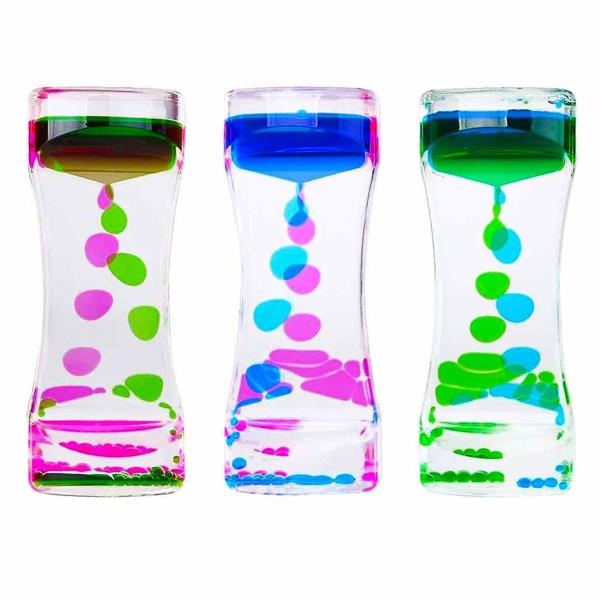 オイルタイマー 砂時計 オイル砂時計 アクリル 2色 モーションタイマー 送料無料