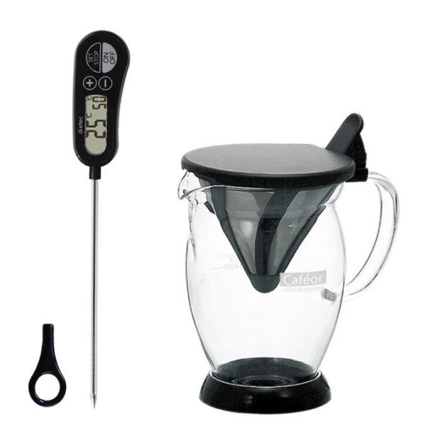 温度計O-263とドリッパーポットCFO-2Bのセット 珈琲 コーヒー 〒郵送可￥320