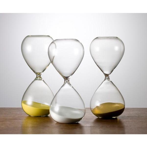 砂時計 シンプル 60分計 ガラス ST-60 白 廣田硝子 送料無料