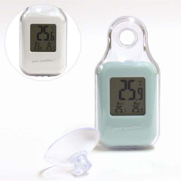 デジタル温度計 窓ガラス 吸盤 TD-8431 TD-8433 エンペックス 屋外 送料無料