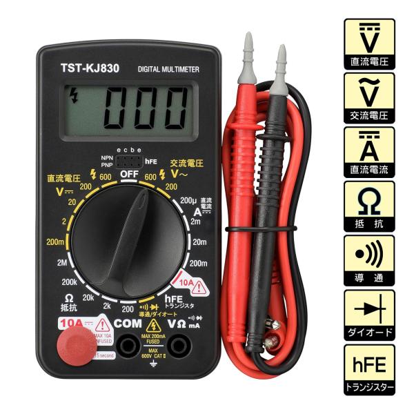 デジタルテスター 普及型 08-1288 TST-KJ830 オーム電機 OHM 送料無料