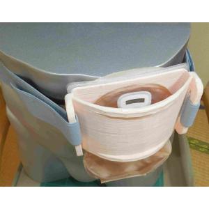 ストマプロテクター10cmA‐1型　高35mm（ABS樹脂製・道具ベルト用ハード）ベルト付