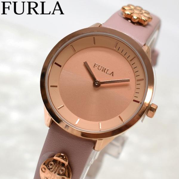 FURLA フルラ 腕時計 時計（61） R4251112509 レディース   PIN ピンク革ベ...