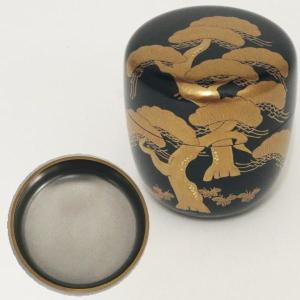 茶道具 なつめ お薄器 大棗 浮見堂蒔絵 中村恭蔵作 茶道 : 茶道具