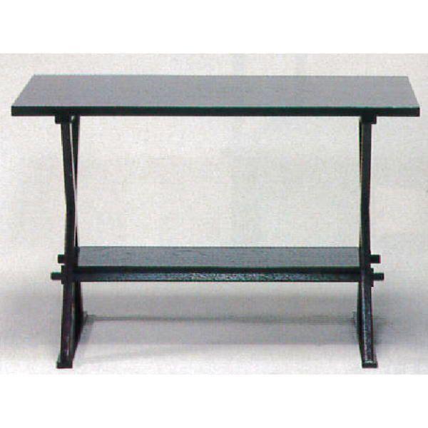 茶道具 立礼棚 喫架 掻合塗り 止金具付 中村宗悦作 裏千家用 組立式 柿合わせ 柿合せ 柿合 掻き...