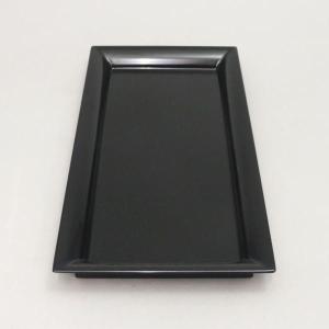 茶道具 茶箱道具 山道盆 真塗り 黒 爪紅 木製漆塗り 木製 漆塗り 漆塗