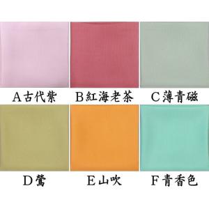 茶道具 帛紗 佐保路カラー 正絹 無地 カラー...の詳細画像1