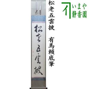中古 茶道具 掛軸 掛け軸 一行 竹有上下節 立花大亀筆 茶道 : 茶道具