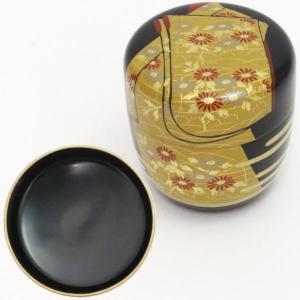 茶道具 なつめ お薄器 金輪寺茶器 汐汲波 蓋 松風 円能斎好写 中村宗悦 ...